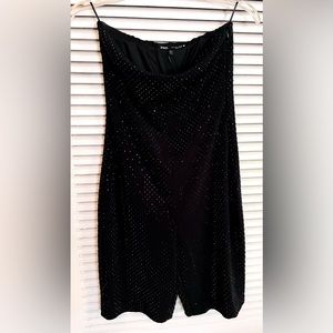 NWT Zara Black Sequined Romper - Size Small and in perfect condition